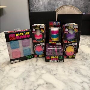 NeeDoh Nice Doh Baby & Magic Color Eggs Squish